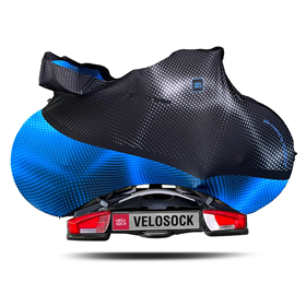 Pokrowiec rowerowy do transportu VELOSOCK Carbon Blue Wodoodporny