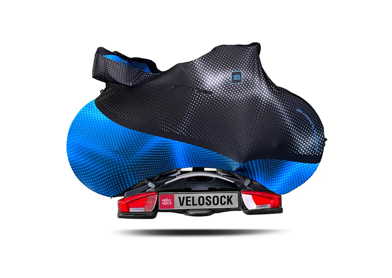 Pokrowiec rowerowy do transportu VELOSOCK Carbon Blue Wodoszczelny