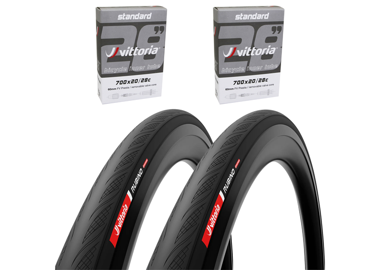 Zestaw opon VITTORIA Twin Pack Rubino V G2.0 + dętki