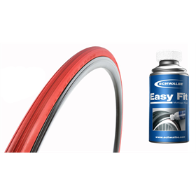 Opona do trenażera VITTORIA Zaffiro Pro Home Trainer + Płyn montażowy SCHWALBE Easy Fit