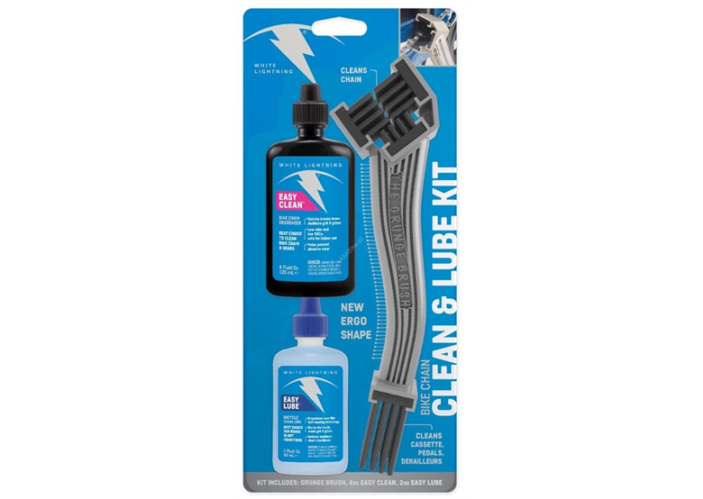 Zestaw do czyszczenia i smarowania łańcucha WHITE LIGHTNING Clean and Lube Kit