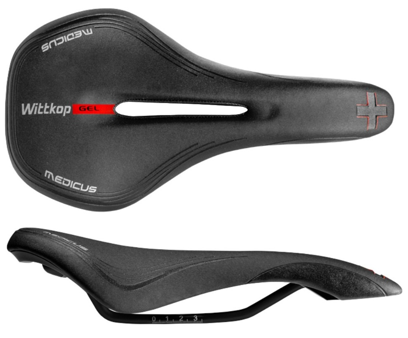 Büchel Wittkop Medicus Twin 2.0 Selle De Vélo Femme Avec Gel - Confort Anatomique Pour Trekking