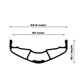 Obręcz WTB KOM Tough i40