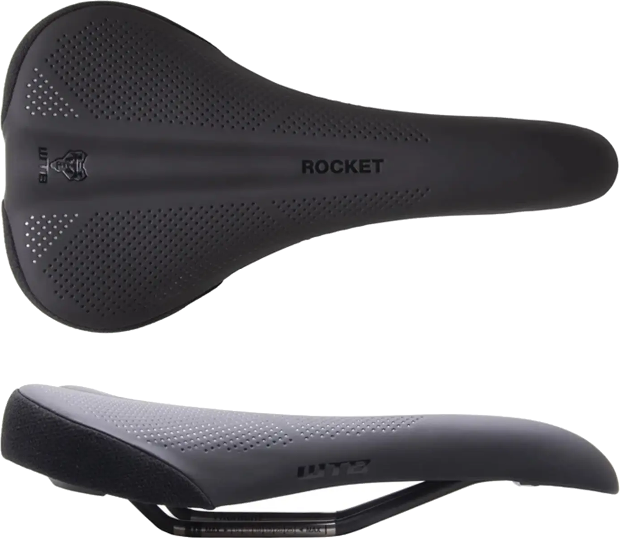 Selle Vélo WTB Rocket Neuve – Rails Cromoly, Largeur 142 Mm, Noir, Longueur 265 Mm