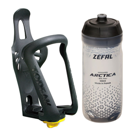 Bidon ZEFAL Arctica + Koszyk na bidon TOPEAK Modula Cage EX