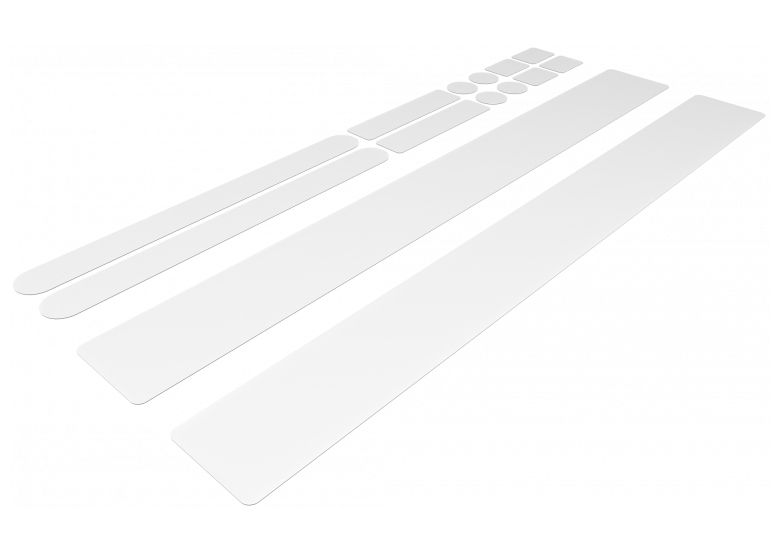 Naklejki ochronne na ramę ZEFAL SKIN ARMOR MATT L