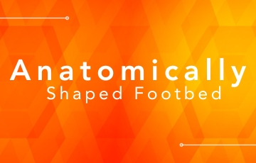 Anatomically Shaped Footbed