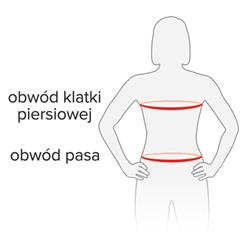 Rozmiar - Wzrost, Obwód klatki piersiowej, Obwód pasa, Długość rękawa