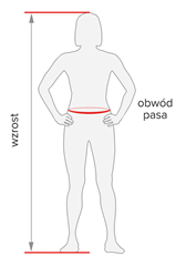 Rozmiar - Wzrost, Obwód pasa